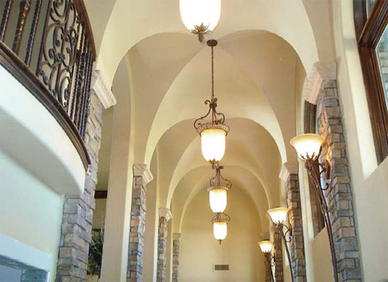 Arched Hallway